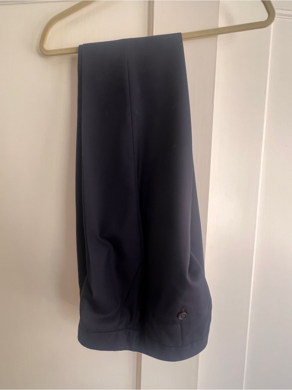 JCREW Super 120s Navy Dress Pants - Classic Tailored Trousers